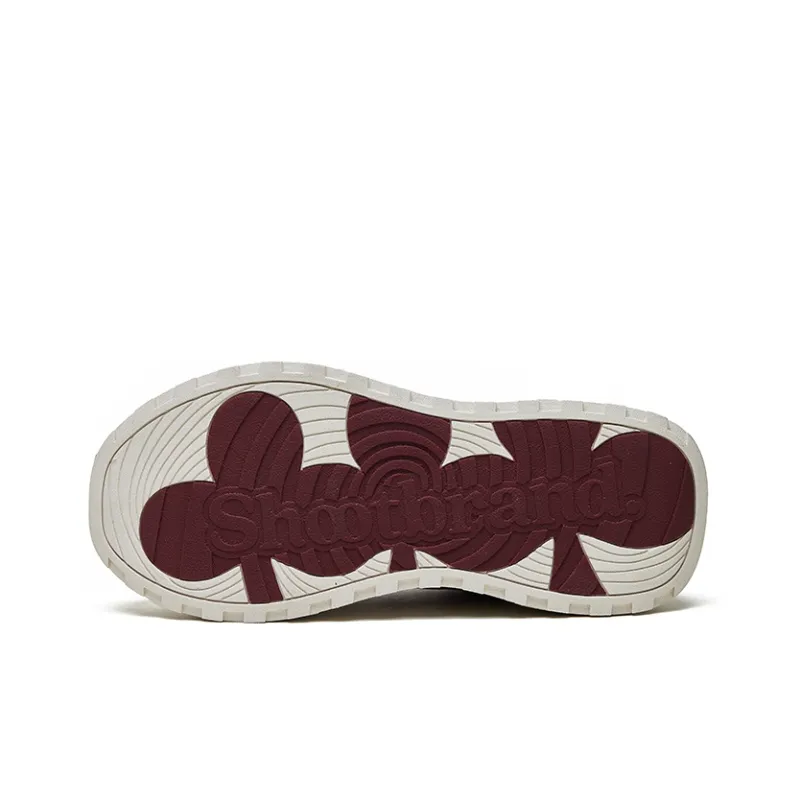 SHOOT BRAND Balance Low Top Canvas Shoes Unisex Red-4