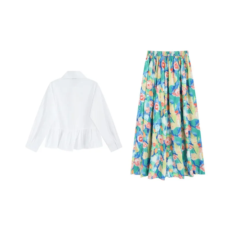 Garbege Two Piece Skirt Sets Women's-1