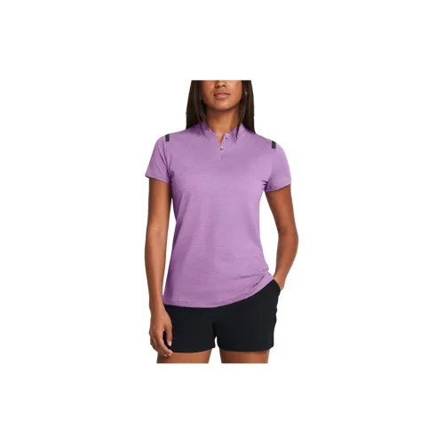 Under Armour Curry Splash Polo Shirts Women's Purple