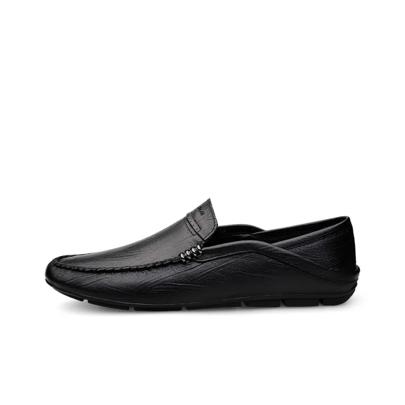 Wen Nai Beanie Shoes Men's Black-0