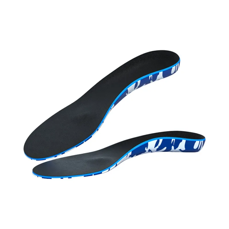 ENL Insoles Unisex Blue White Camouflage Black Face-1