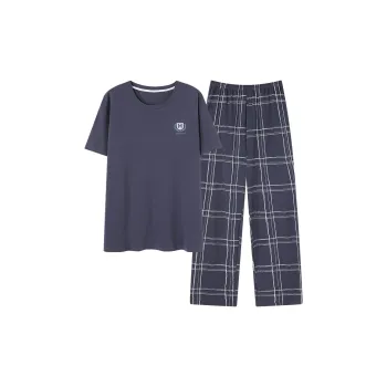 Follow The United States Pajama Set Men's Navy Blue