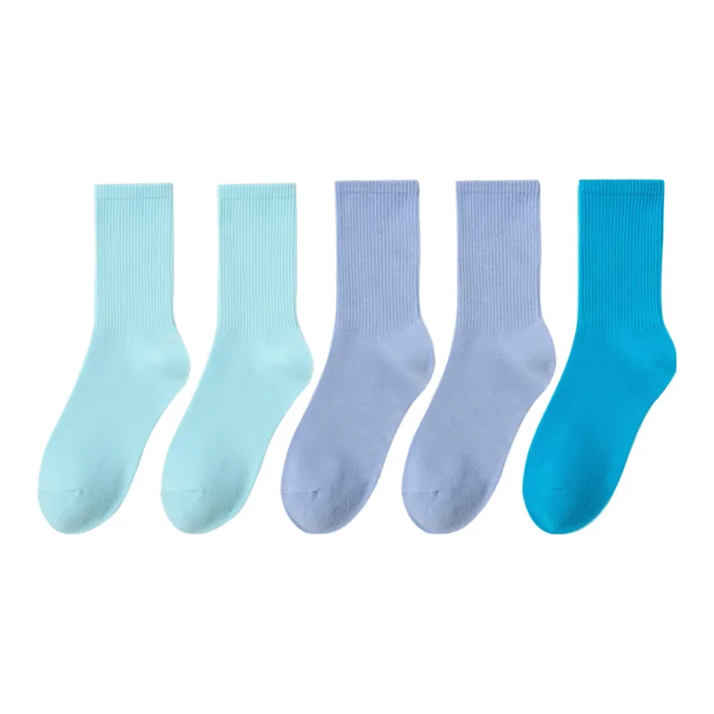 XXLLG Mid Calf Socks Women's 5 Pack-6