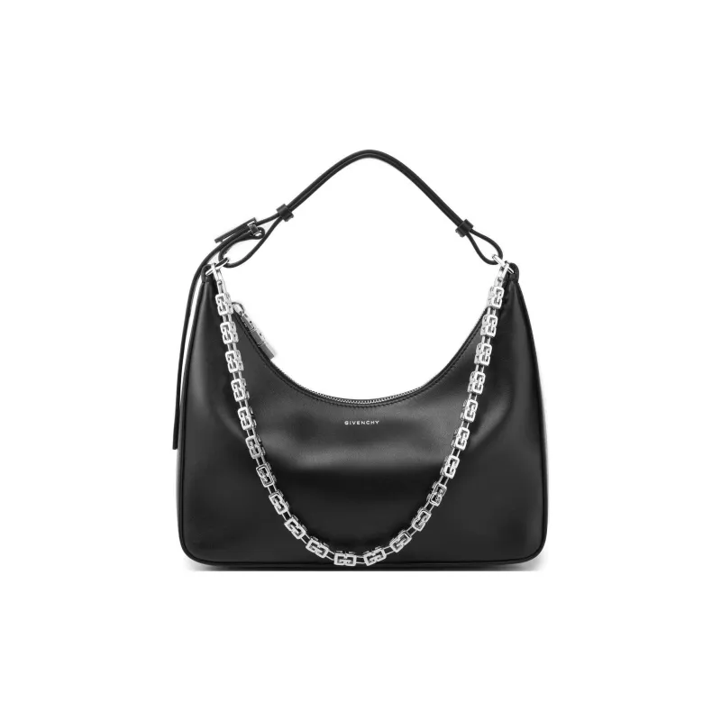 Givenchy Moon Cut Out Shoulder Bag Small Black-1