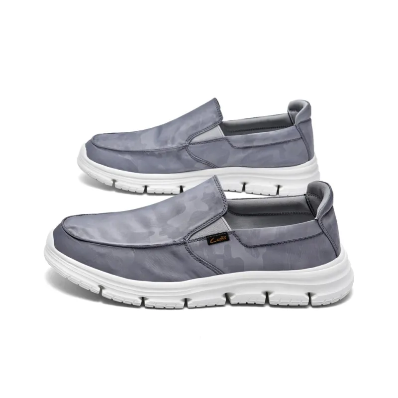 Laoks Men's Casual Shoes Men Low Top White/Black/Gray-2