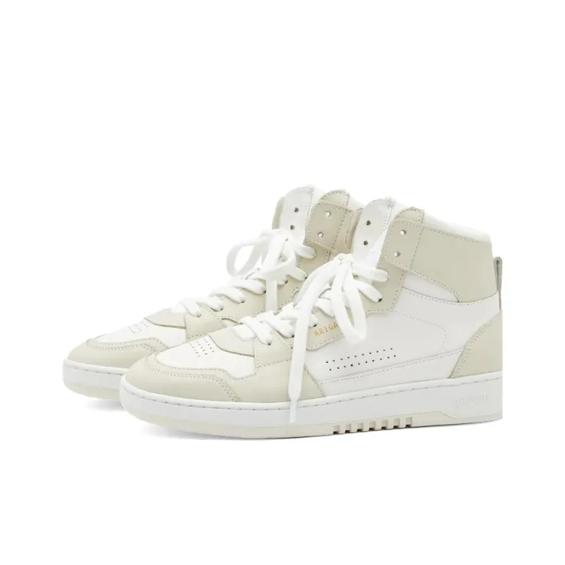 Axel Arigato High Top Skateboard Shoes Women's Ecru-2