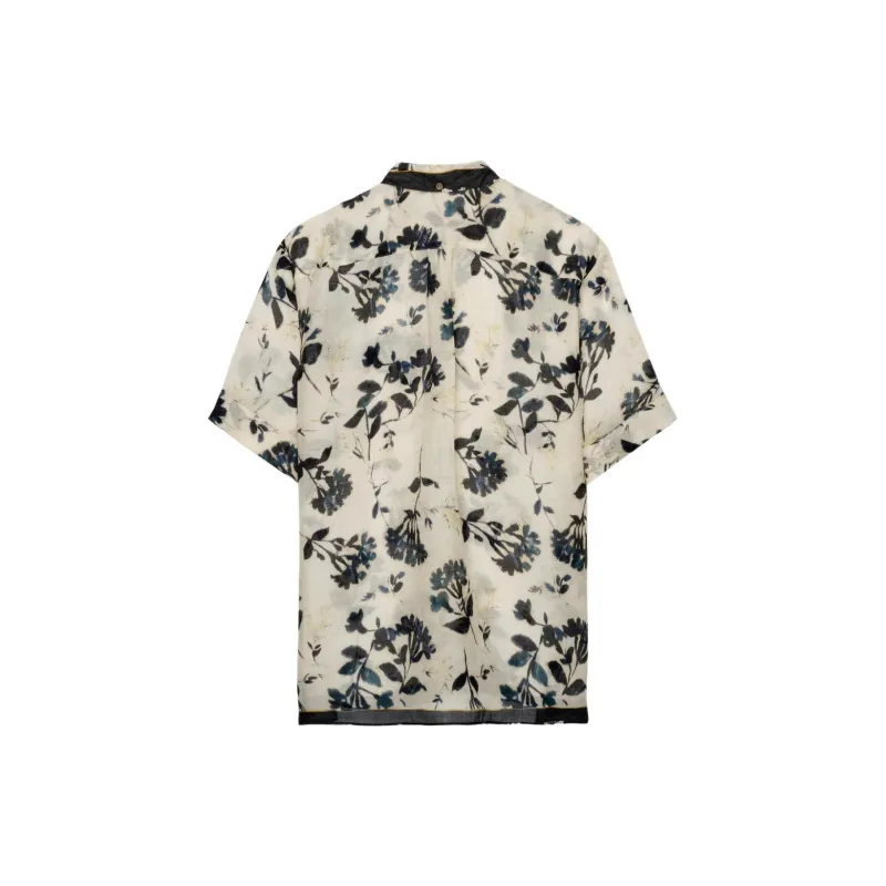 ZARA Shirts Men Gray White-1