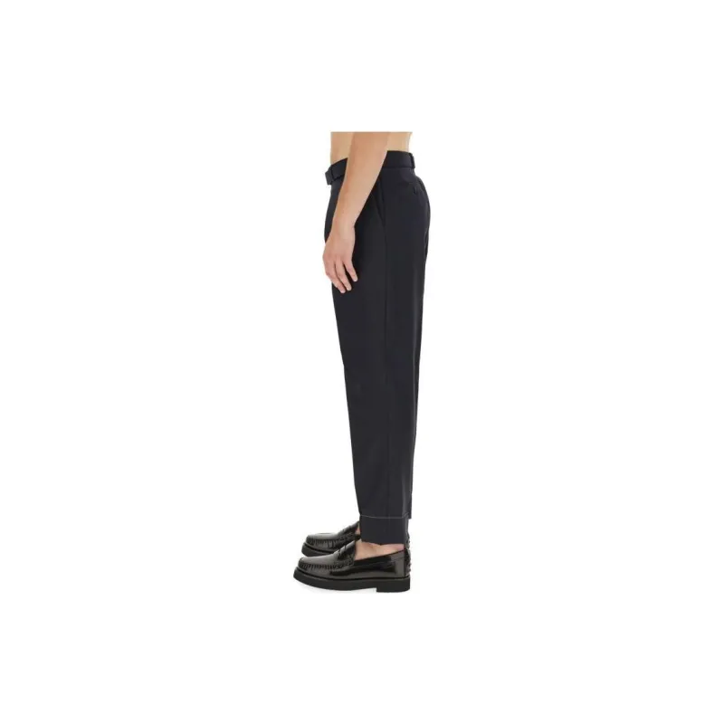 Brioni Casual Pants Men Blue-2