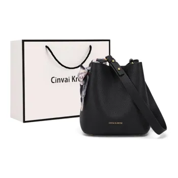 Simvay Clos Cow Leather Bucket Bags Shoulder Bags Regular Women's