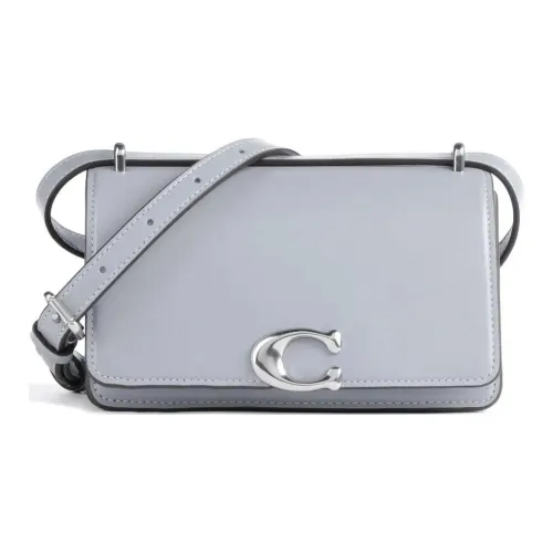 COACH Bandit Cow Leather Envelope Bag, Shoulder Bag, Crossbody Bag Small Size Women's Light Purple