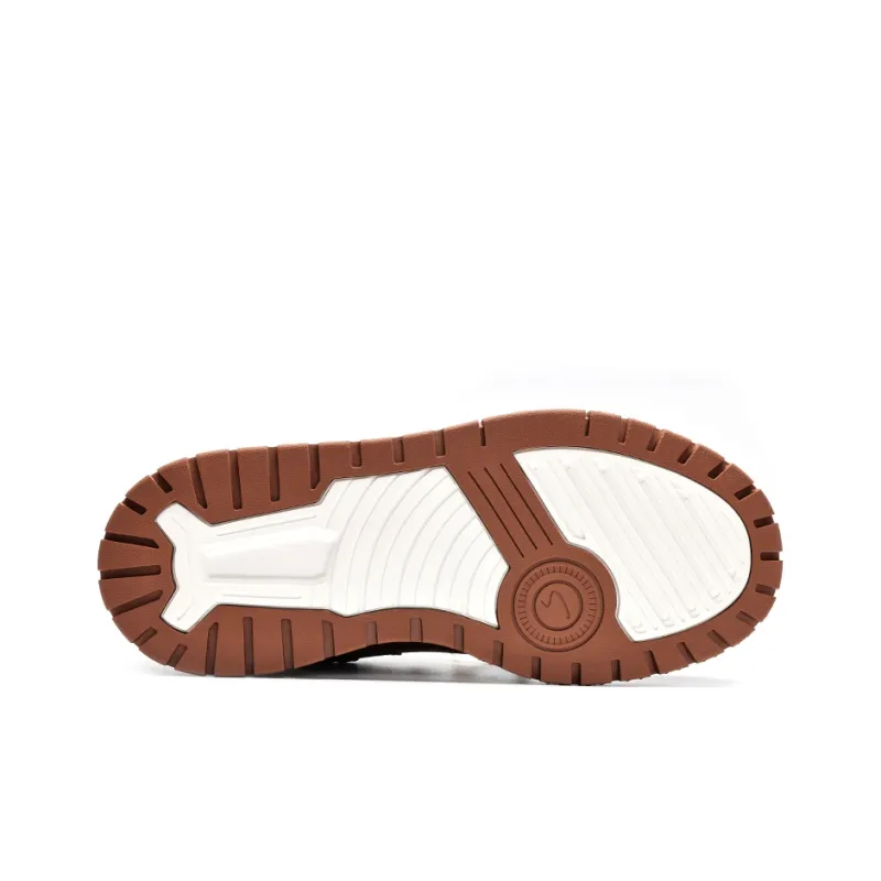 Satchi Skateboard Shoes Men Low Top Brown-5