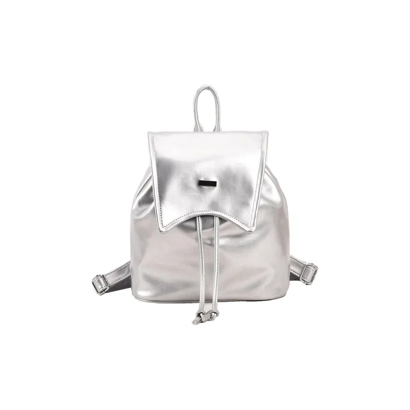 SUPERCUTE PU Backpack Regular Women's Ecru/Silver/Black/Pink-7