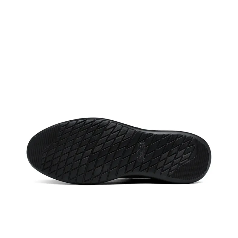 He Jinchang Casual Shoes Men Low Top Black-5