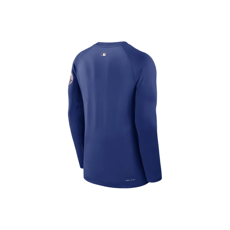Nike New York Mets Authentic Collection Game Time Men's Nike Dri-FIT Mlb Long-Sleeve T-Shirt-1