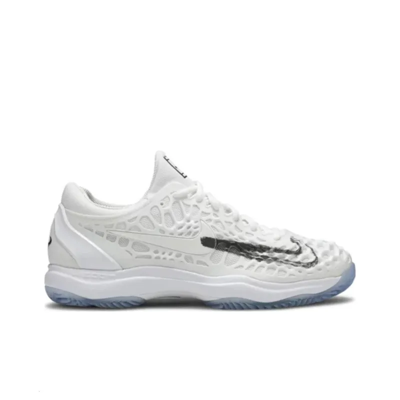 Nike Zoom Cage 3 HC Anti Slip Wear Resistant Low Top Tennis Shoes Men's White-1
