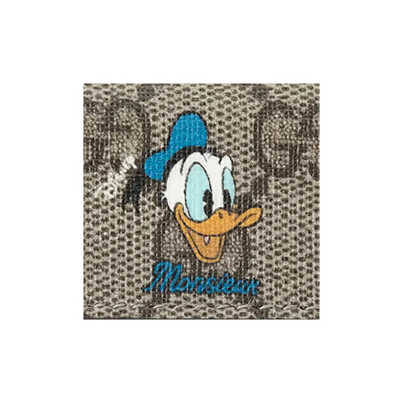 GUCCI Disney Collaboration Canvas Lipstick Case Women's Ebony/Blue-4