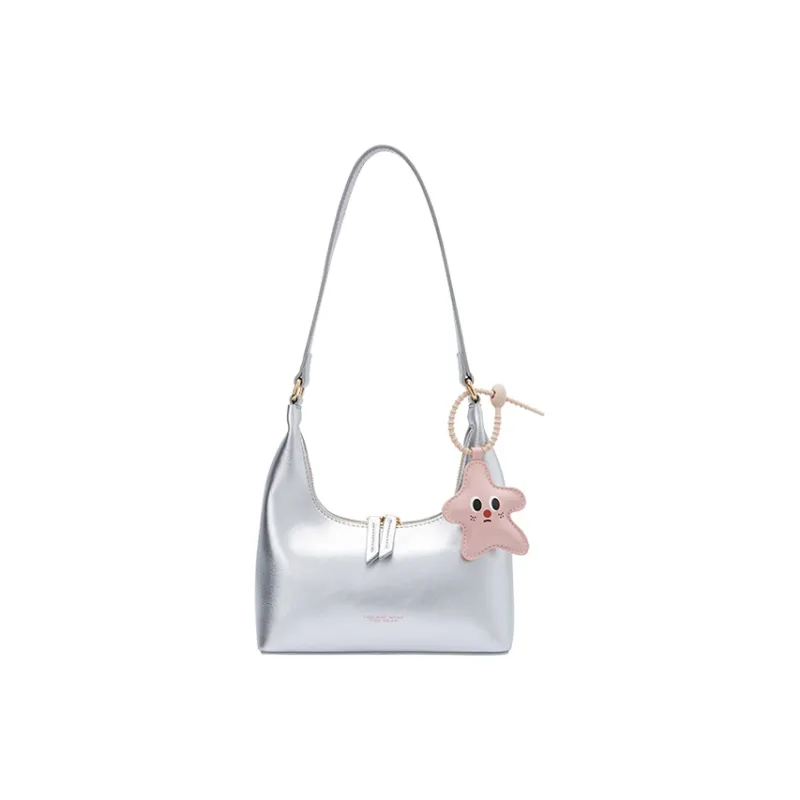 SEM/R Synthetic Leather Shoulder Bag Women's Dream Pink 60301 Smoke Gray Silver 20301 Ecru 10301-5