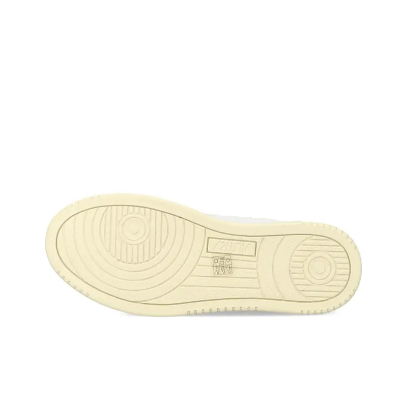 AUTRY Dallas Low Leather 'White Black' Women's-4