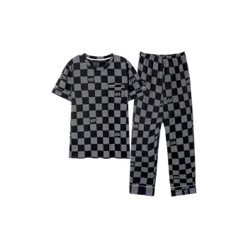 Follow The United States Pajama Set Men's Black