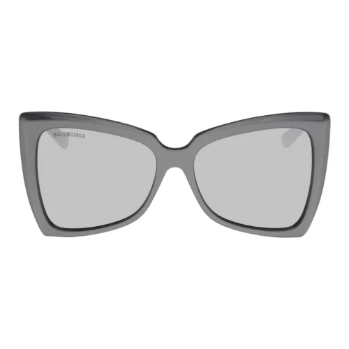 Balenciaga Acetate Sheet Irregular Shape Sunglasses Men's Gray
