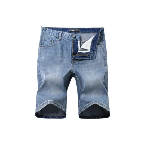 JEEP SPIRIT Denim Shorts Men Light Blue