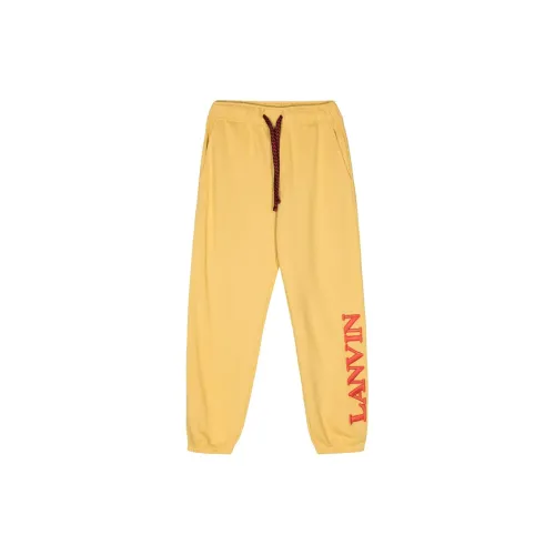 Lanvin Knitted Sweatpants Unisex Mustard Yellow