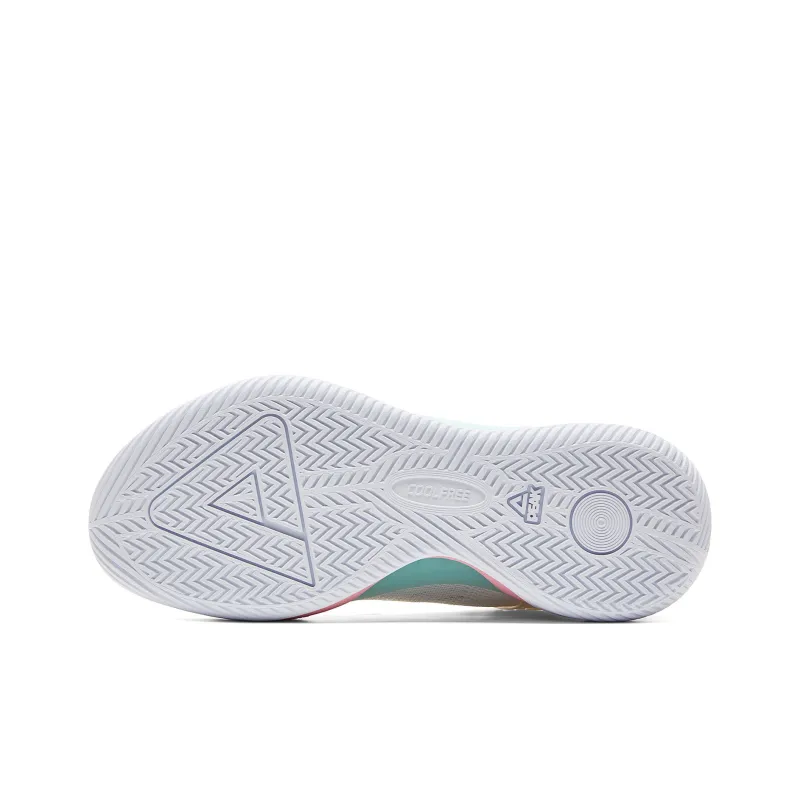 PEAK Basketball Shoes Men Low Top Baymax/Pink-5