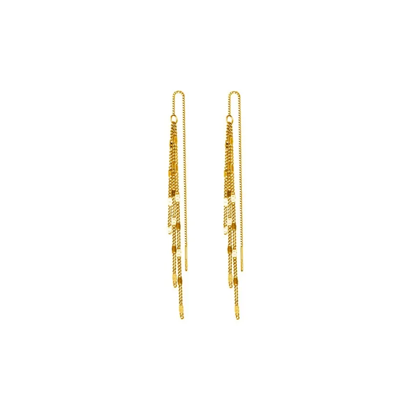 Beauty 925 Sterling Silver Drop Earrings Women's-4