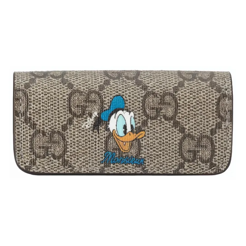 GUCCI Disney Collaboration Canvas Lipstick Case Women's Ebony/Blue-3