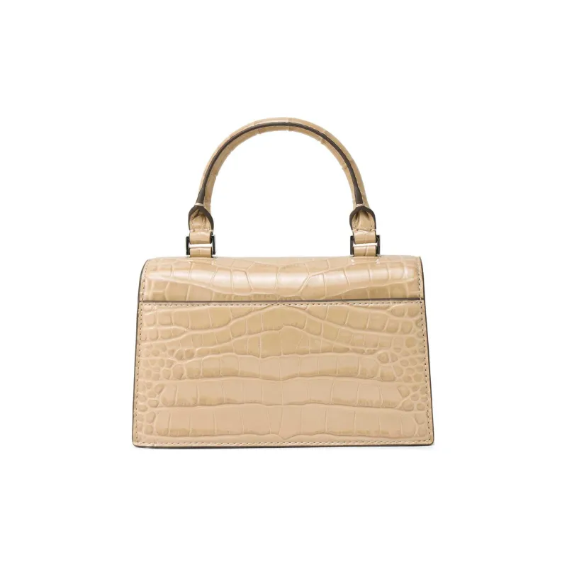 TORY BURCH Leather Shoulder Bag, Crossbody Bag, Handbag Mini Women's Taupe-2