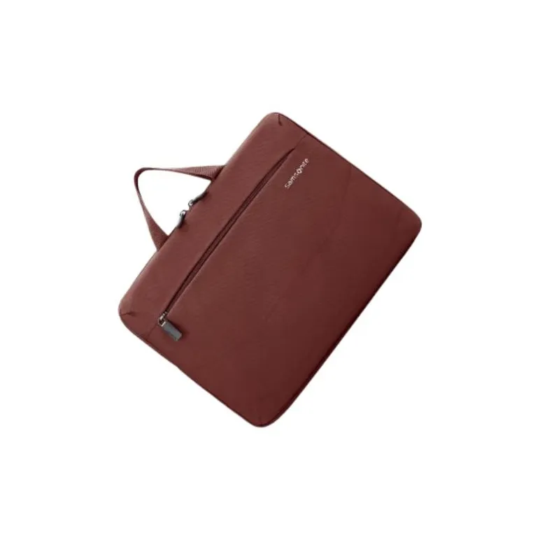 SAMSONITE Fabric Briefcase, Handbag Medium Size Unisex Burgundy-5