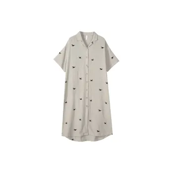 Same Language Nightgown Women's Crane Gray