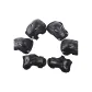 Black Blue, Protective Gear 6-Piece Set, M Size, Suitable for Weight 40-70 Lbs