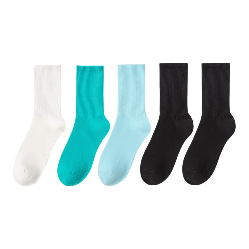 XXLLG Mid Calf Socks Women's 5 Pack-3