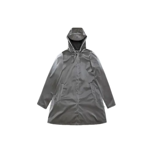 Rains Jackets Women's Silver