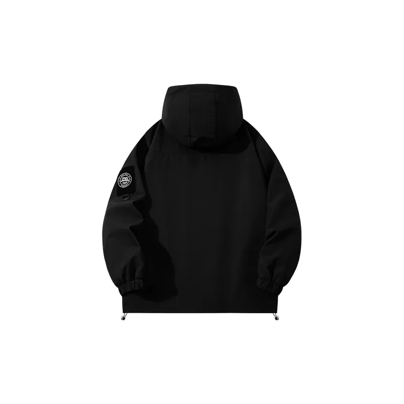 Jeep Outdoor Hiking Waterproof And Windproof Windbreaker Jacket Trench Coat Unisex-5