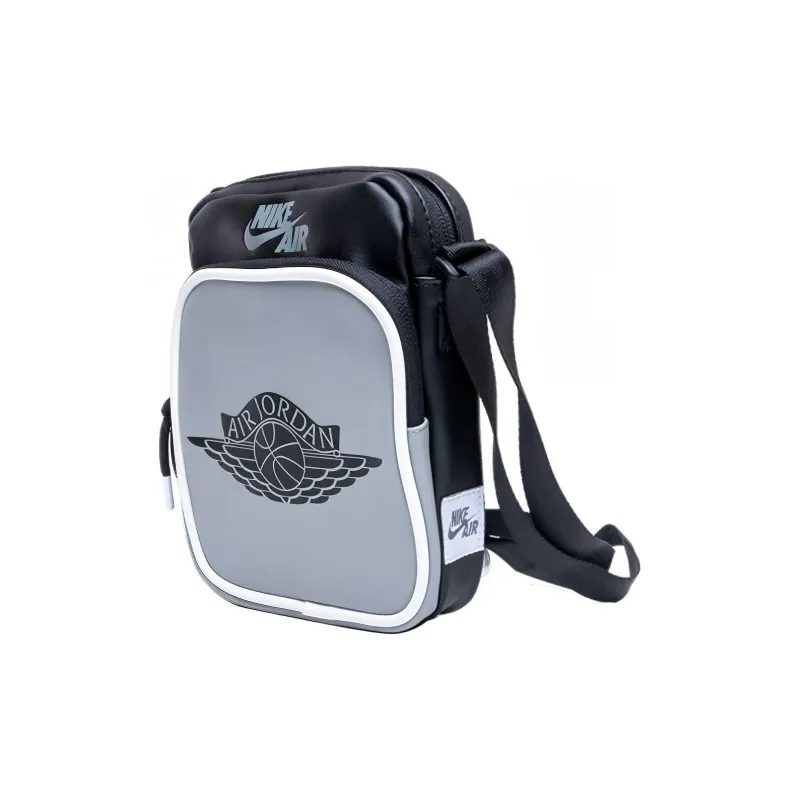 Jordan Polyester Cell Phone Pouch, Shoulder Bag, Crossbody Bag Regular Men's Gray-1