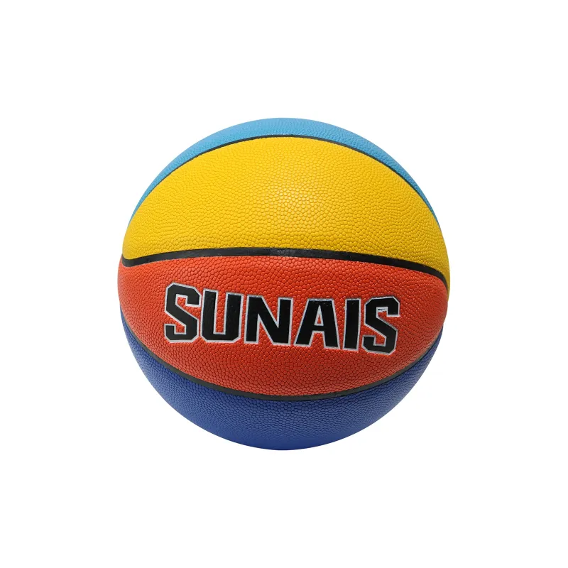 SUNAIS Rubber Basketball Multicolor Size 5 7 Size Training Unisex-0