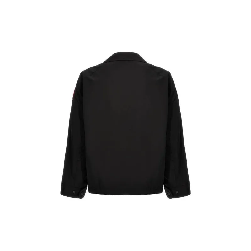 Canada Goose Burnaby Logo Patch Buttoned Jacket-1