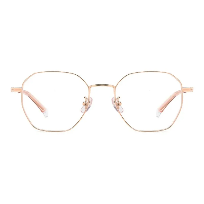 Polaroid Metal Browline Eyeglass Frames Unisex-1