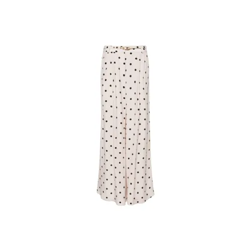 Zimmermann Double Tuck Polka-dot Palazzo Pants