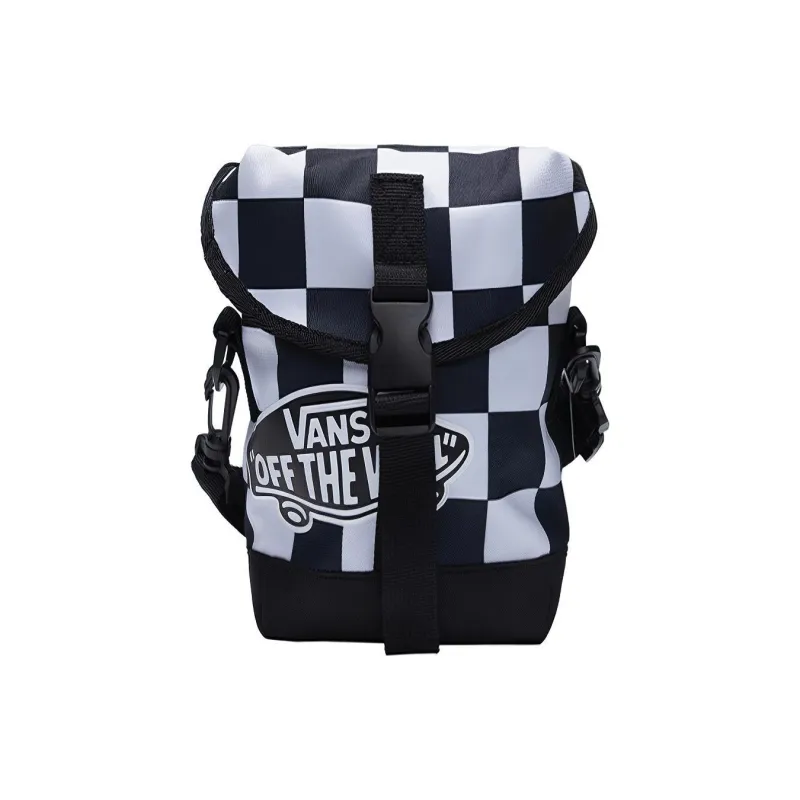 Vans Polyester Crossbody Bag Regular Unisex Black White-0