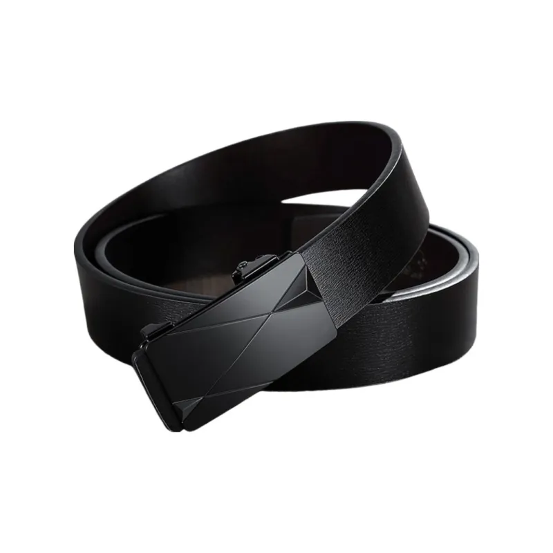 Warrior Cow Split Leather Belts Unisex Width 3.4CM-2