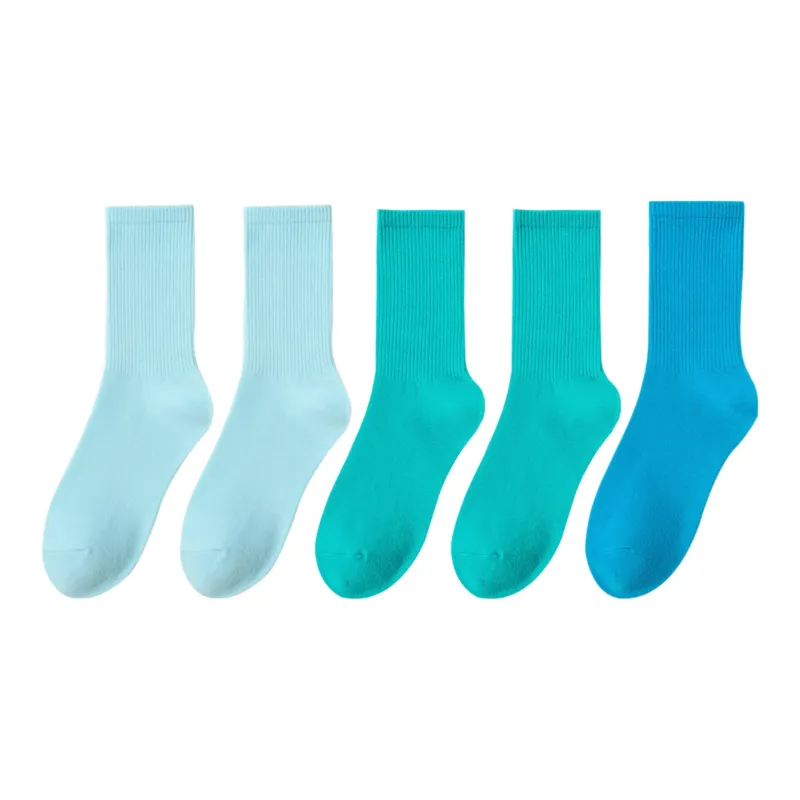 XXLLG Mid Calf Socks Women's 5 Pack-8