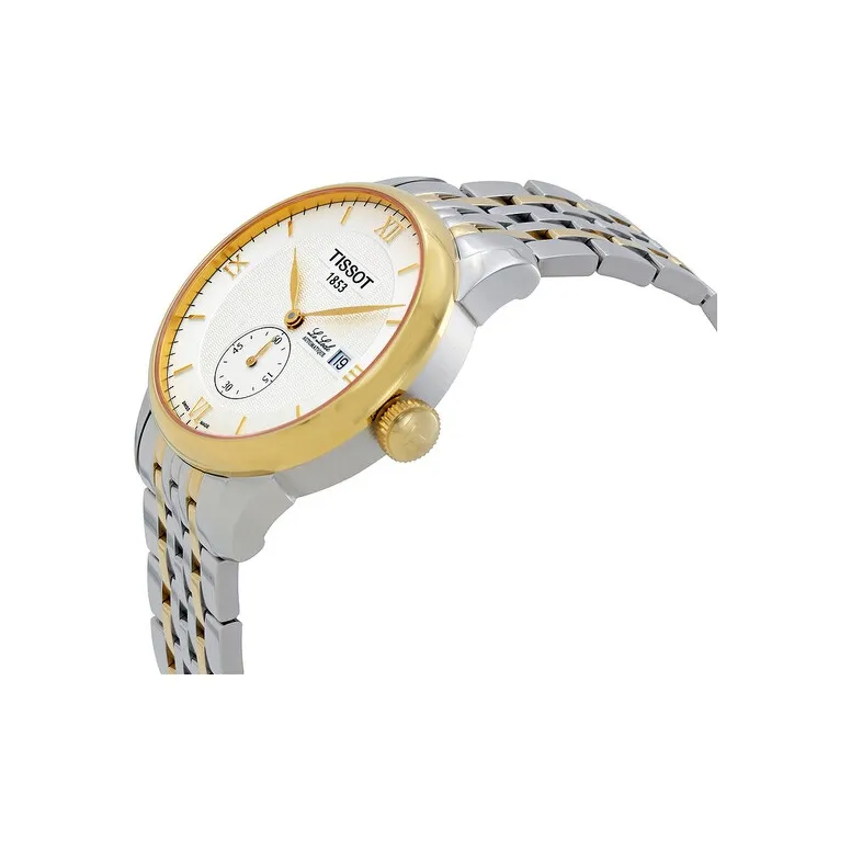 TISSOT Le Locle Collection Men's Watches Watch Automatic Mechanical Movement 39.3mm Silver Dial Steel Strap-3