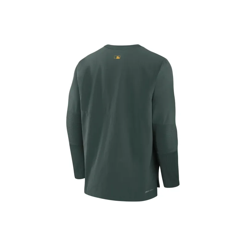 Nike Oakland Athletics Authentic Collection Player Men's Nike Dri FIT Mlb Pullover Jacket-1