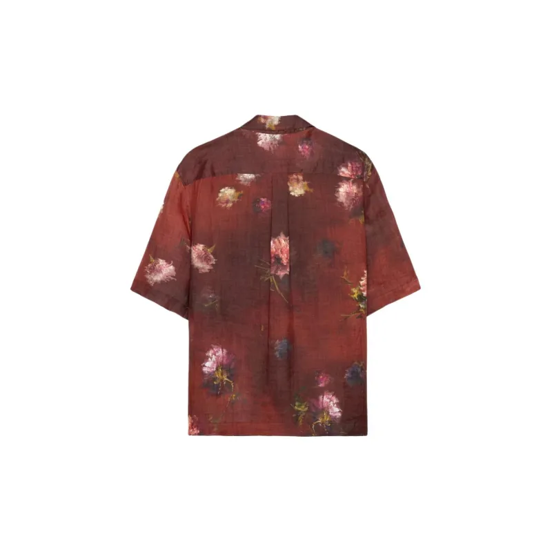ZARA Shirts Men Red-1