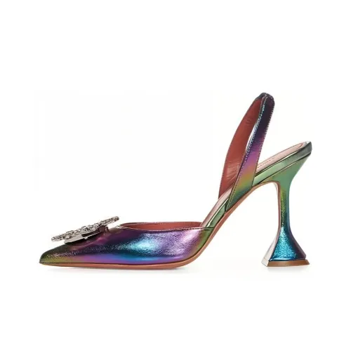 AMINA MUADDI Begum Sling 90mm Iridescent Pumps