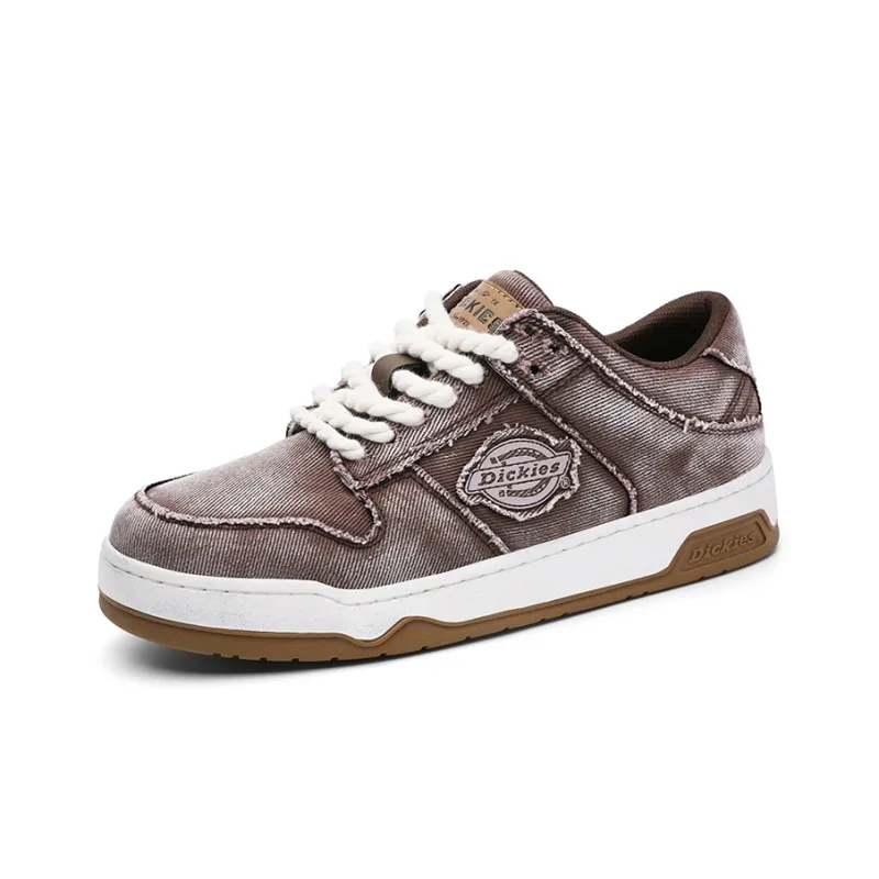 Dickies Low-Top Skateboard Shoes Men's Brown-1