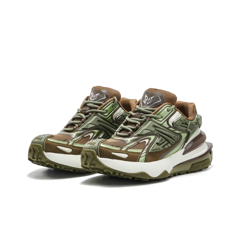 OGR Cushioning, Wear Resistant Low Top Running Shoes Unisex Brown-2
